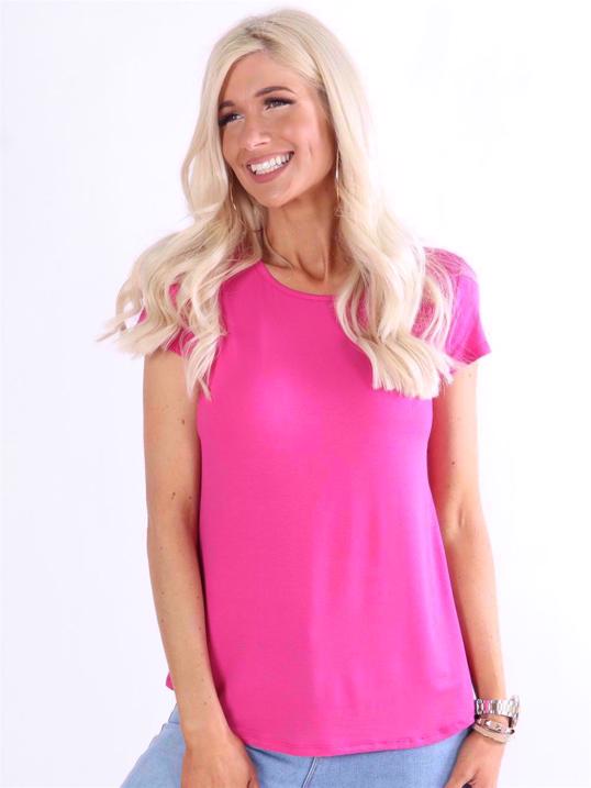 Otine Short - Enkel blus med korta ärmar (bestseller)